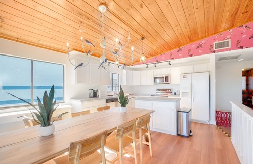 Butler Beach House | Ocean Views! Private Pool! Fun Decor.