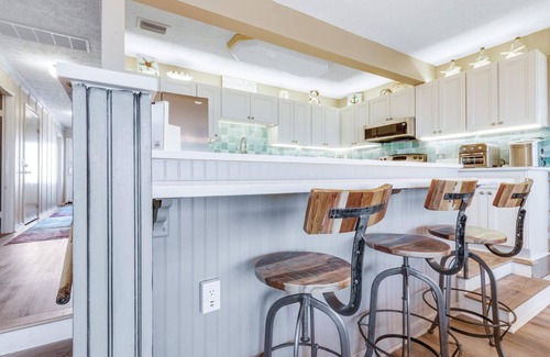 West Panama City Beach Condo | Oceanfront, 1st Floor (Lower), Fully-Updated, Luxurious 3-BR, 3-Bath Condominium