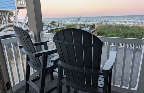 Surfside Beach Condo | Oceanfront 2 Bedroom with Pool, Linens included. Relax at "Latitude Adjustment"!
