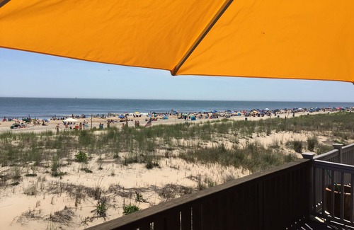 North Ocean City House | Oceanfront 3BR/2BA in North OC, Sleeps 8, full kitchen, 4 decks, on dune line