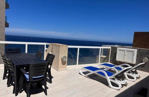 Tower Road Apartment | Oceanfront 3BR Penthouse Luxury & Views in Sliema