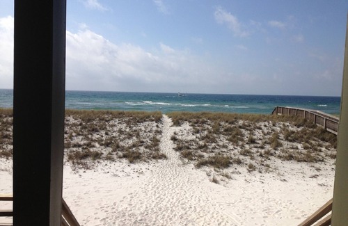 Navarre Beach House | OCEANFRONT 4 BR HOUSE, 20 STEPS TO BEACH! 2 HUGE OCEANFRONT DECKS. RENTING 2019
