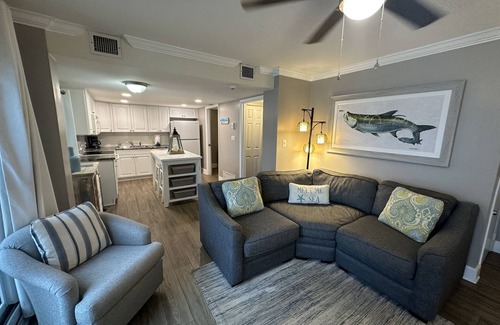 Panama City Beach Condo | Oceanfront, By 30A, Pool, Sauna, Boat Slips FREE