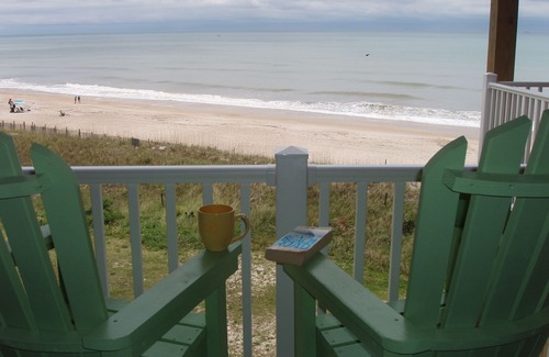 Sneads Ferry Condo | Oceanfront Condo with Beautiful View. Top floor, Elevator, Easy Beach Access.