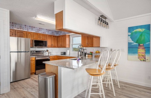Hatteras Island House | Oceanfront charm, heated pool, hot tub, dog friendly, 4 bed 3.5 bath