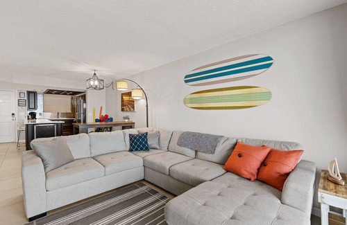 New Smyrna Beach Condo | Oceanfront Condo with Modern Furnishings. Close to Flagler Ave!