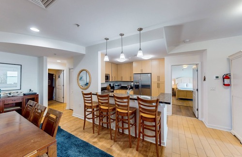 Sandbridge Condo | Oceanfront condo with 2 balconies, beach views, W/D & pool & gym