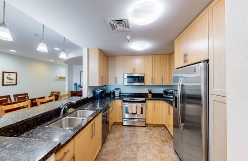Sandbridge Condo | Oceanfront condo with 2 balconies, beach views, W/D & pool & gym