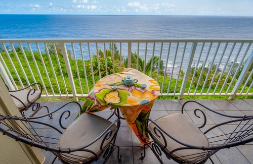 Princeville Condo | Oceanfront Condo w/Incredible Views from Every Room! Watch the Waves In Bed