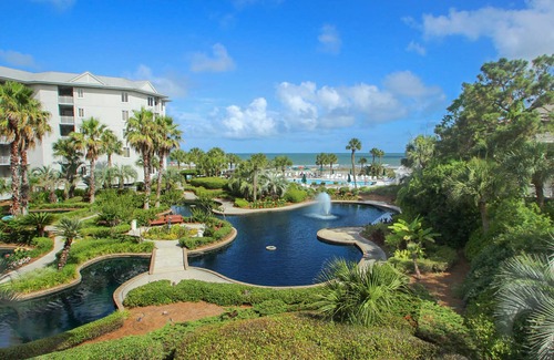 North Forest Beach Condo | Oceanfront condo with pools, hot tubs, WiFi, washer/dryer, & central A/C