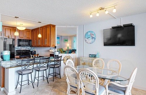 North Ocean City Condo | Oceanfront Condo with Shaded Balcony, WiFi, Laundry, AC & Shared Pool