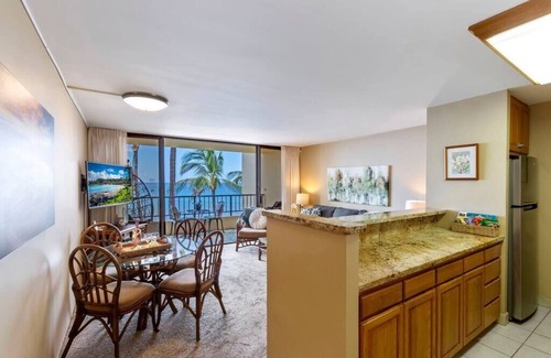Kihei Apartment | Oceanfront condo with amazing views @ Sugar Beach Resort, Central AC, and more!