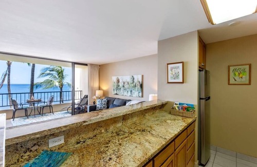 Kihei Apartment | Oceanfront condo with amazing views @ Sugar Beach Resort, Central AC, and more!