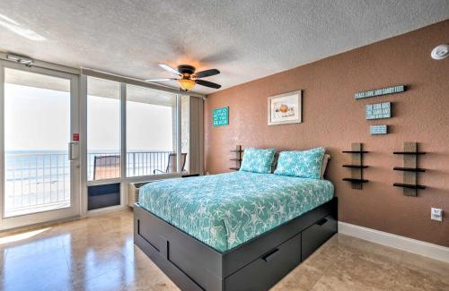 Daytona Beach Shores Apartment | Oceanfront Daytona Beach Studio with Balcony!