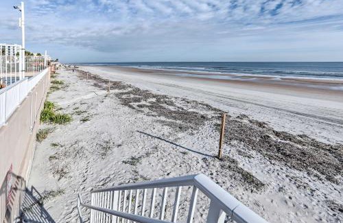 East Daytona Apartment | Oceanfront Daytona Beach Club Studio with Balcony!