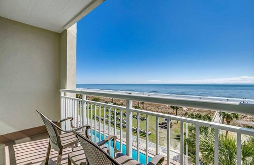 Myrtle Beach Condo | · Oceanfront Deluxe King. Indoor Waterpark, Pools and More