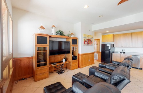 Hatteras House | Oceanfront, dog-friendly house with private pool, hot tub, & central AC