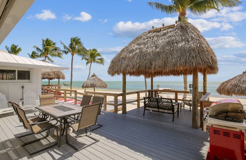 Layton House | Oceanfront Duplex with Spectacular Views, Beach, & Dock