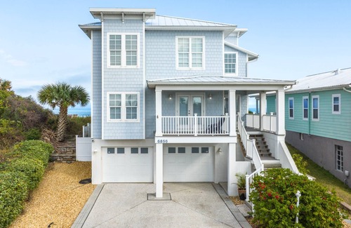 Crescent Beach House | Oceanfront Family Escape! Two Balconies, Private Boardwalk to Beach, Hot Tub! $300 in Free Tickets!