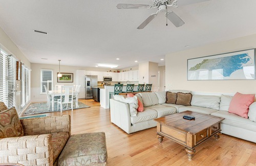 Holden Beach House | Oceanfront Family House w/Private Washer/Dryer, Central AC, WiFi, Private Pool