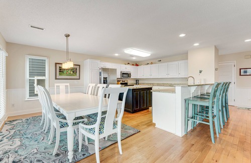 Holden Beach House | Oceanfront Family House w/Private Washer/Dryer, Central AC, WiFi, Private Pool