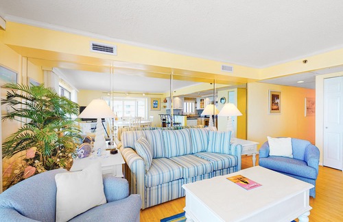 Midtown Ocean City Condo | Oceanfront Golden Surf Condo with ocean view, AC & W/D - the beach awaits