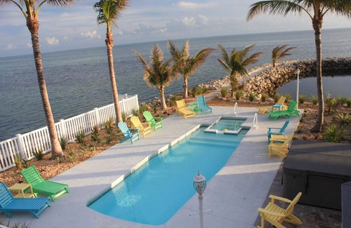 Marathon House | Oceanfront Home on Deep Water Canal w/Dock, Pool, Hot Tub, Kayaks, Pool Table!