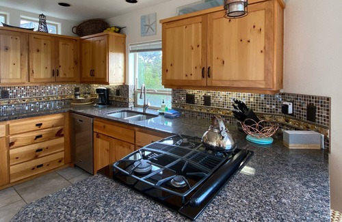 Gleneden Beach House | Oceanfront home w/ private hot tub, gas fireplaces, amazing view, secluded beach