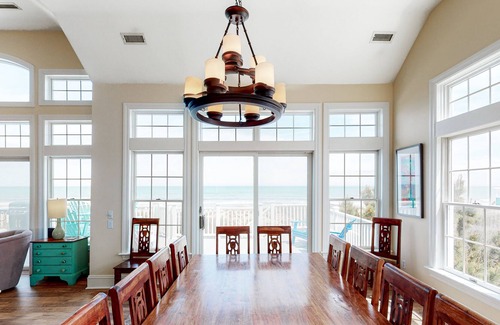 Buck Island House | Oceanfront luxury on Buck Island with private hot tub & pools - walk to beach