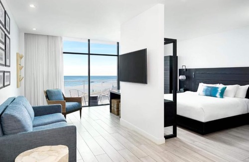 Long Branch Hotel | Oceanfront Luxury & Relaxation in Bustling Pier Village | Pets Allowed, Pool!