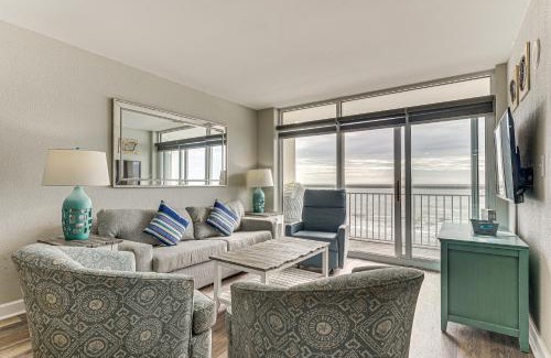 Crescent Beach Apartment | Oceanfront North Myrtle Beach Gem Pools Access!