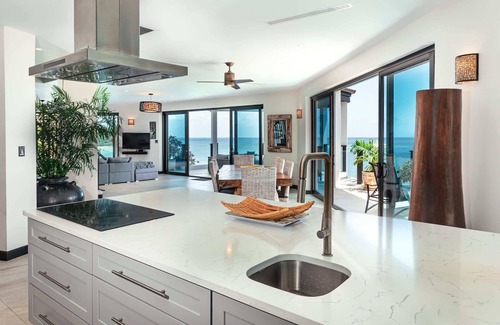 Fryes Beach Villa | Oceanfront Oasis with Infinity Pool and Caribbean Views
