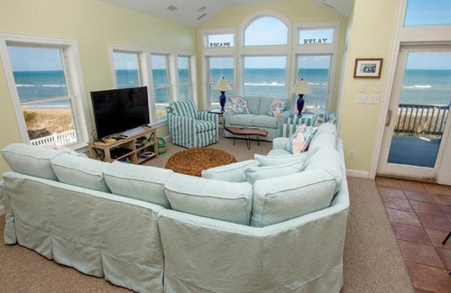 Duck House | OCEANFRONT, Ocean Views, ELEVATOR, Private Beach Walkway, BB14, Heart Of Duck