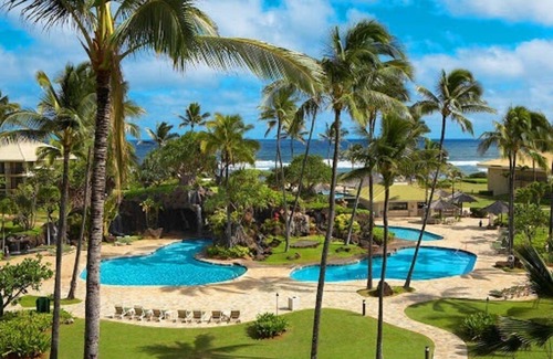 Hanamaulu Condo | Oceanfront Resort steps to pool/beach via your lanai, 4 Beautiful Pools