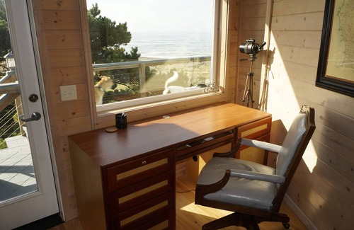 Port Orford House | Oceanfront retreat: beachfront with views from almost every room!