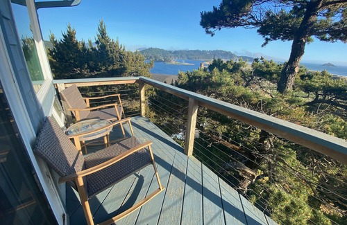 Port Orford House | Oceanfront retreat: beachfront with views from almost every room!