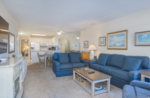 Folly Field Villa | Oceanfront Sea Cloisters Family Villa | Balcony, Pool
