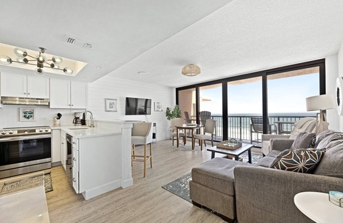 New Smyrna Beach Condo | Oceanfront Sunrise Overlooking Pool! Walk to shopping & dining! Sunrise 805
