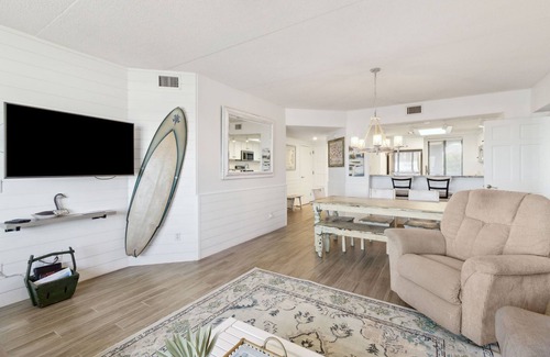 Fernandina Beach Condo | Oceanfront | Two Master Suites with Private Covered Balconies I Beach Views from Every Room