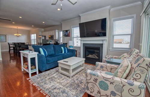 Wilmington Beach House | Oceanfront updated 5 bedroom duplex with elevator and private beach access.