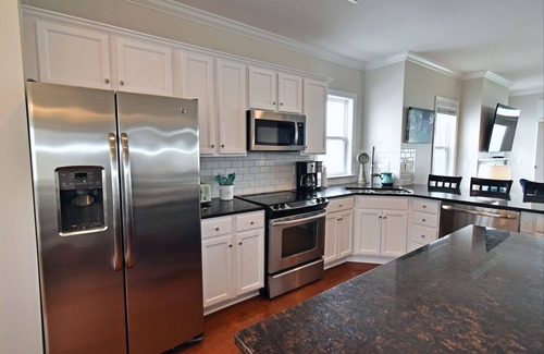 Wilmington Beach House | Oceanfront updated 5 bedroom duplex with elevator and private beach access.