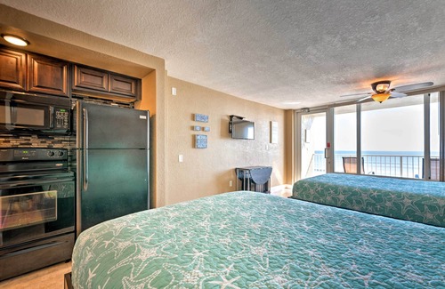 Daytona Beach Shores Apartment | Oceanfront Daytona Beach Studio w/Balcony!