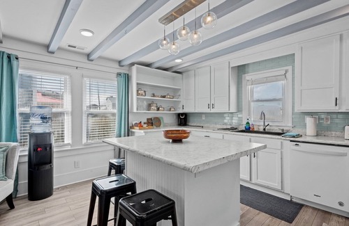Atlantic Beach House | Oceanside Haven:- Home Steps to Beach w/Massive 2 Story Deck & Hot Tub!