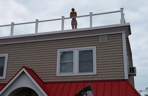 Harvey Cedars Apartment | Oceanside private Second floor with Roof Top Deck Center of Harvey Cedars