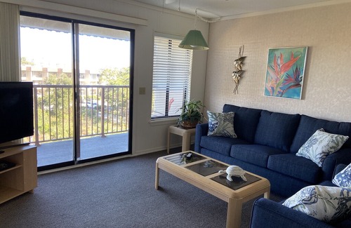 Folly Field Apartment | Oceanview 2BR Condo #434 Admirals Row
