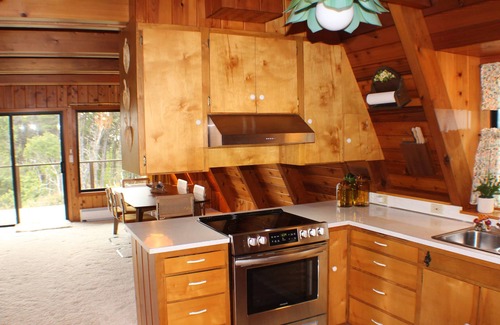 Waldport Cabin | Oceanview A-Frame Cabin - Iconic 70's Architecture by the Sea