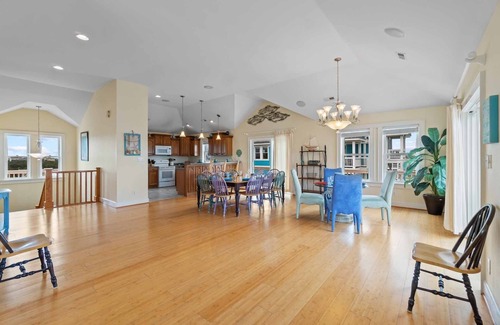 Rodanthe House | Oceanview Dog Friendly with Private Pool, Hot Tub, Elevator, Game Room, Theater