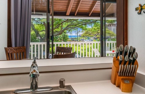 Poipu Condo | Oceanview Penthouse Condo Just 50 Yards From the Beach! A/C, Pool, Hot Tub, Gym