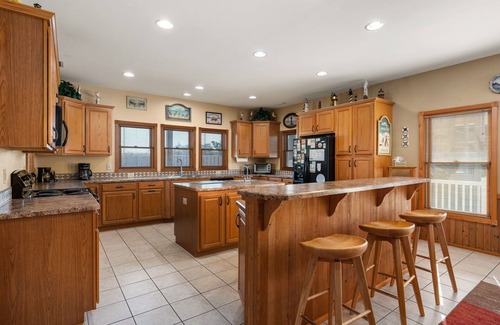 Whalehead Beach House | Off Crew-Oceanfront, pool, hot tub, private walkway to the beach, game room, ocean views!