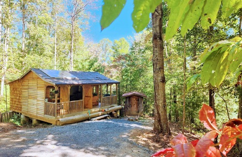 Marshall Cabin | Off-Grid Cabin-Appalachia Glamping-30 Min to AVL-4WD Needed - NO Cleaning Fee!